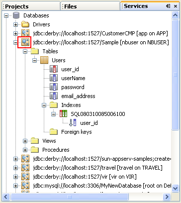 Step-by-step on the Java web application: Java Persistence API (JPA) and Java Server Faces (JSF) Java DB database project screenshots