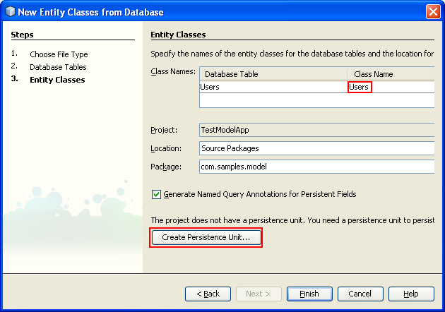 Step-by-step on the Java web application: Java Persistence API (JPA) and Java Server Faces (JSF) Java DB database project screenshots