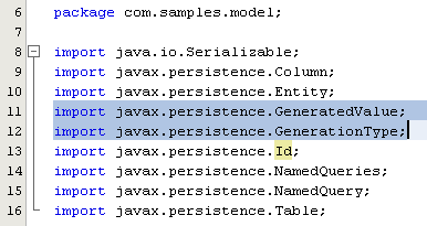 Step-by-step on the Java web application: Java Persistence API (JPA) and Java Server Faces (JSF) Java DB database project screenshots
