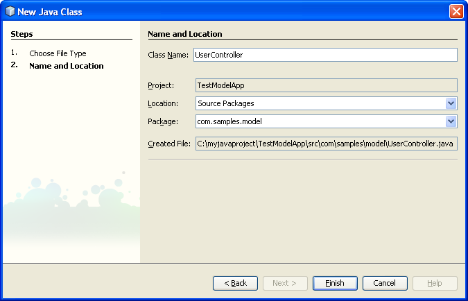 Step-by-step on the Java web application: Java Persistence API (JPA) and Java Server Faces (JSF) Java DB database project screenshots