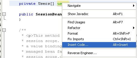 Step-by-step on the Java web application: Java Persistence API (JPA) and Java Server Faces (JSF) Java DB database project screenshots