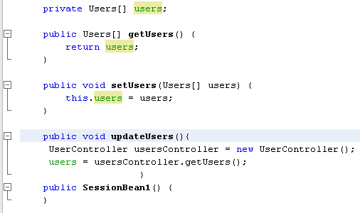 Step-by-step on the Java web application: Java Persistence API (JPA) and Java Server Faces (JSF) Java DB database project screenshots