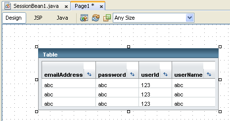Step-by-step on the Java web application: Java Persistence API (JPA) and Java Server Faces (JSF) Java DB database project screenshots
