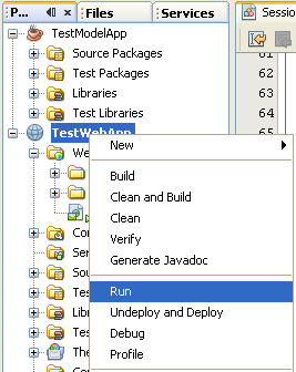 Step-by-step on the Java web application: Java Persistence API (JPA) and Java Server Faces (JSF) Java DB database project screenshots