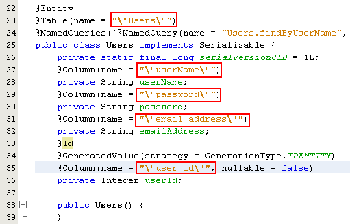 Step-by-step on the Java web application: Java Persistence API (JPA) and Java Server Faces (JSF) Java DB database project screenshots