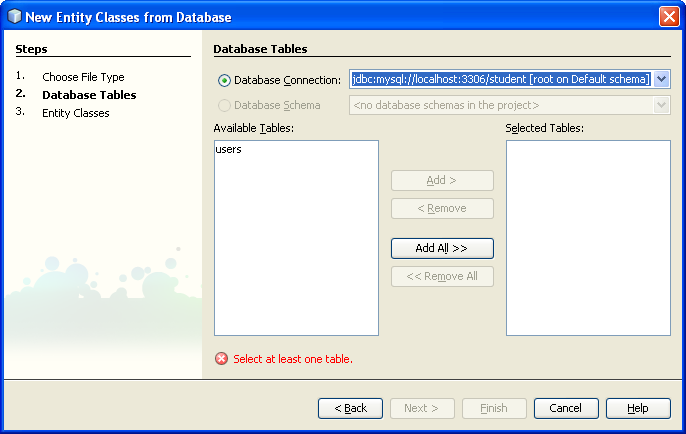 Step-by-step on Java web application using JSP, JPA and JSF with MySQL database and NetBeans screenshots