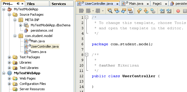 Step-by-step on Java web application using JSP, JPA and JSF with MySQL database and NetBeans screenshots
