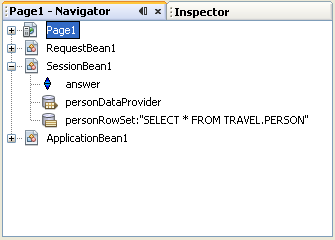 Step-by-step on Visual web Java Server Faces (JSF) application development screenshots