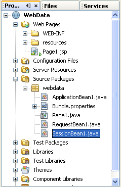 Step-by-step on Visual web Java Server Faces (JSF) application development screenshots