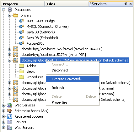 Step-by-step Java web application using MySQL database development screeshots
