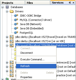 Step-by-step Java web application using MySQL database development screeshots