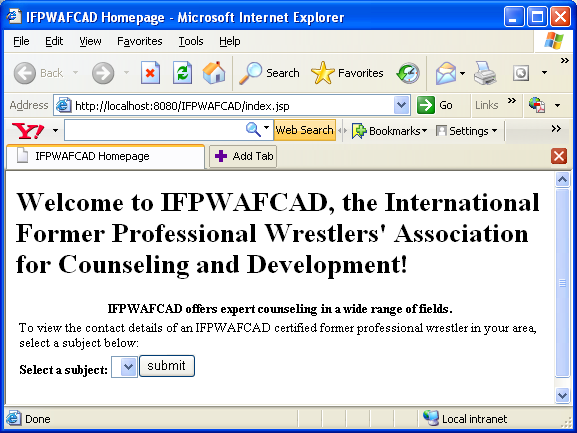 Step-by-step Java web application using MySQL database development screeshots