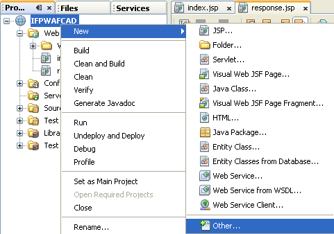 Step-by-step Java web application using MySQL database development screeshots