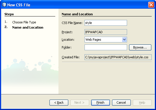 Step-by-step Java web application using MySQL database development screeshots