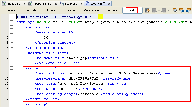 Step-by-step Java web application using MySQL database development screeshots