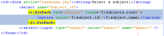 Step-by-step Java web application using MySQL database development screeshots