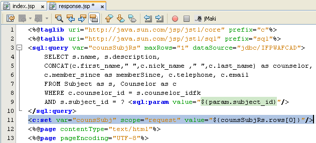 Step-by-step Java web application using MySQL database development screeshots