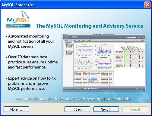 step-by-step on istall, test and use MySQL GUI tool screen snapshots