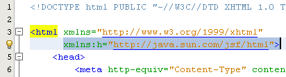 The added HTML tag